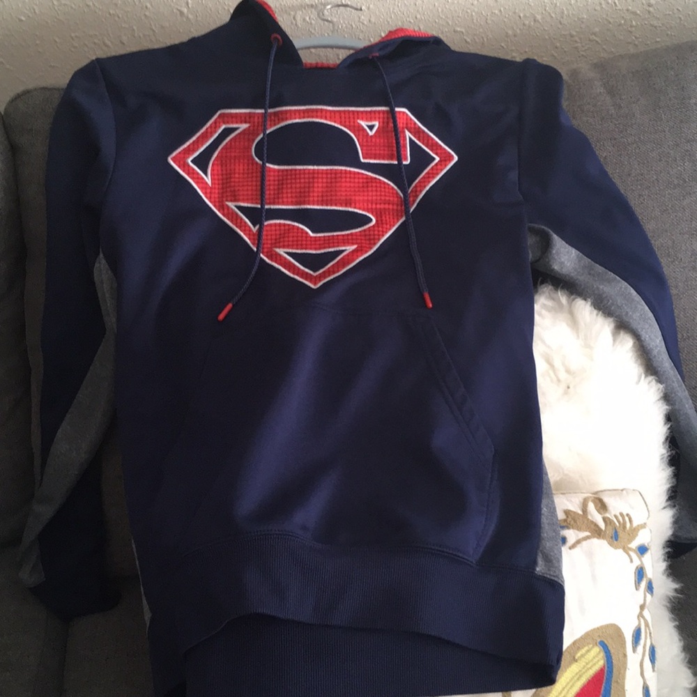 Navy blue superman sweater